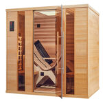 Infrarotkabine Therapeutica Classic Relax1 mt elektrisch verstellbarer Liege