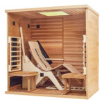Infrarotkabine Therapeutica Relax1 mit elektrisch verstellbarer Liege