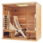 Infrarotkabine Therapeutica Relax1 mit elektrisch verstellbarer Infrarotliege